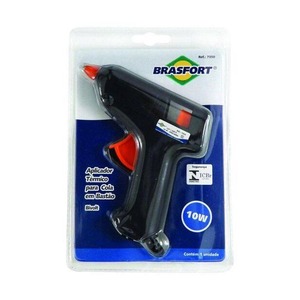 PISTOLA COLA QUENTE PEQ. 10 W. BRASF.-164712