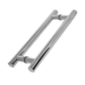 PUXADOR DUPLO 055 400MM - INOX 202