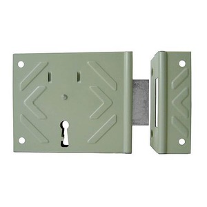 FECHADURA CAIXAO SOBREPOR F1072 CINZA