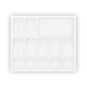 DIVISOR NOTAS ON-05 - 490 X 420 X 55 MM PRETO/BCO