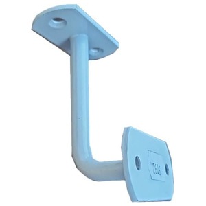 SUPORTE P/CORRIMAO FERRO BRANCO RETANGULAR (035950)