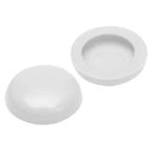 TAMPA CPL PLASTICO BRANCO - 100 PC.
