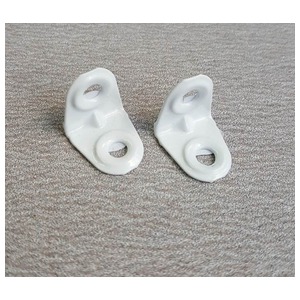 CANTONEIRA METALICA 2 FUROS (268) BRANCA