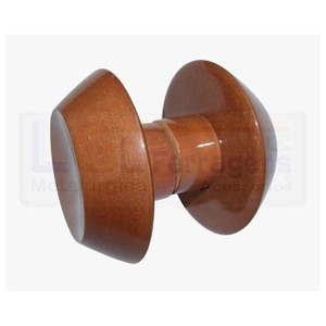 PUXADOR DUPLO MADEIRA PADRAO JEQUITI.TORNEADO ROSCA 5/16"