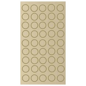 TAPA FURO 13 MM ADESIVO BEGE TX (4785) C/50